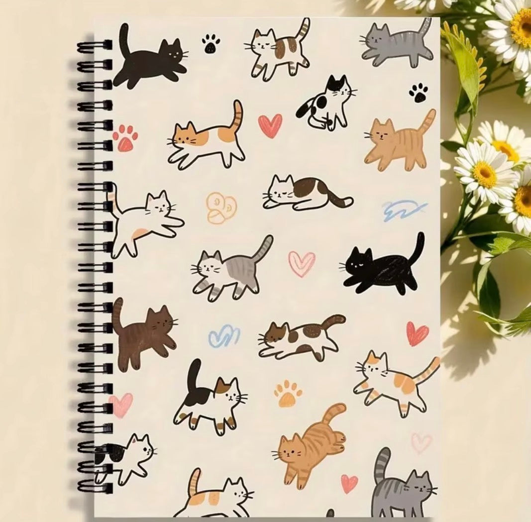 Carnet chat pour scrachbooking 🪷